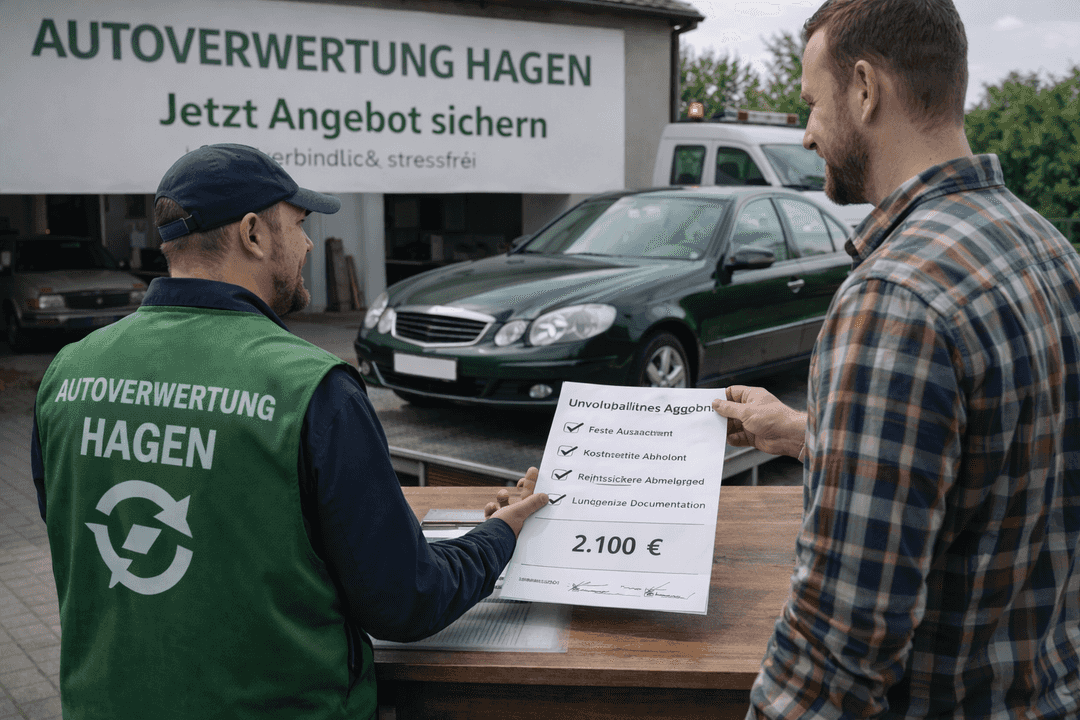 Jetzt Angebot sichern – Ihr direkter Einstieg in die Autoverwertung Krefeld